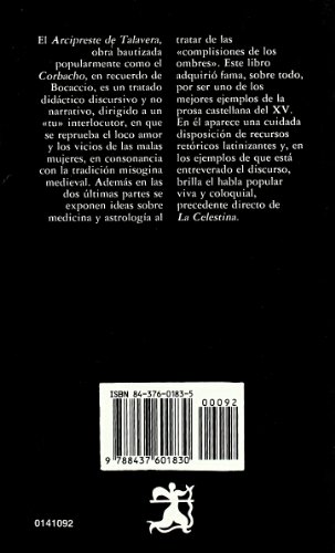 Arcipreste de Talavera o Corbacho (Letras Hispánicas)