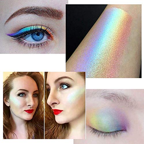 Arco Iris Resaltador Colorete Sombra Bronceador Contorno Brillar Polvo Paleta