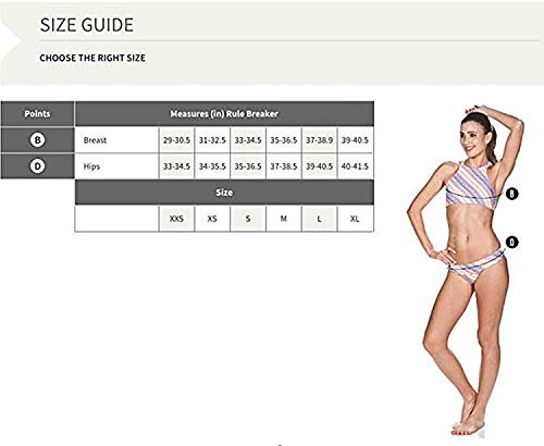 ARENA Rulebreaker Free Bikini Bottom Traje de baño de una Pieza, Verde Suave, S para Mujer