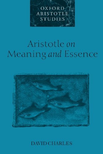 Aristotle on Meaning and Essence (Oxford Aristotle Studies Series) (English Edition)