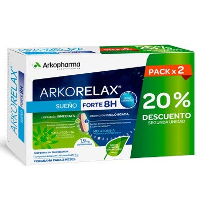 Arkorelax Sueño Forte 8h Pack x 2 (60 cápsulas)