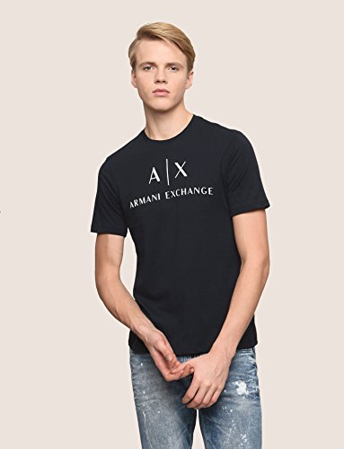 Armani Exchange 8nztcj Camiseta, Azul (Navy 1510), Small para Hombre