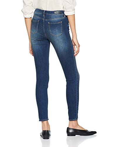 Armani Exchange 9,5 Ounces Stretch Mid Wash Vaqueros Skinny, Azul (Indigo Denim 1500), 44/L28 (Talla del Fabricante: 30) para Mujer