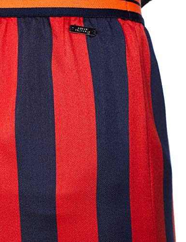 Armani Exchange Coloured Falda, Azul (Stripes Blue M/Rouge 6563), 46 (Talla del Fabricante: 8) para Mujer