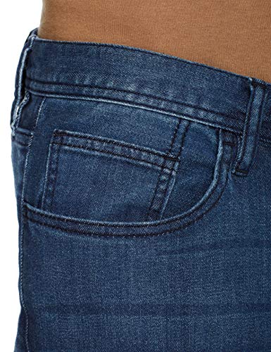 Armani Exchange Cotton Stretch Indigo Blue, Slim Vaqueros, Azul (Denim Indaco 1500), W28/L34 (Talla del Fabricante: 28) para Hombre