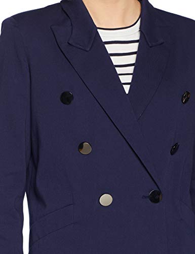Armani Exchange Double-Breasted Blazer Chaqueta, Azul (Blue Moon 1567), 48 (Talla del Fabricante: 10) para Mujer