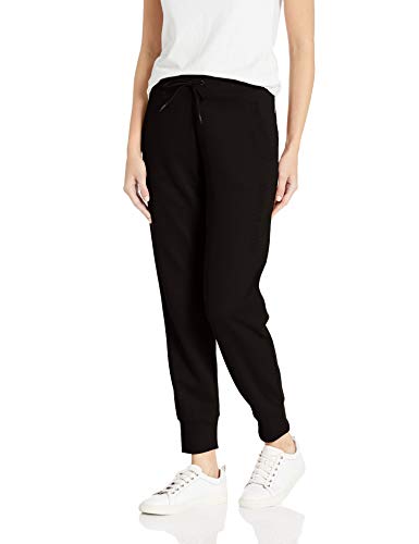 Armani Exchange Double Knit, Side Logo Pantalones de Deporte, Negro (Black 1200), 44 (Talla del Fabricante: Large) para Mujer