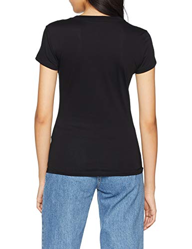 Armani Exchange Giorgio Armani Camiseta, Negro (Black 1200), Large para Mujer