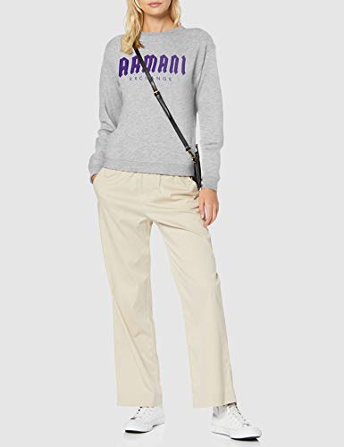 Armani Exchange Multi Colour Mission District Style Sudadera, (Grey Bc04/Morositas 3976), Medium para Mujer