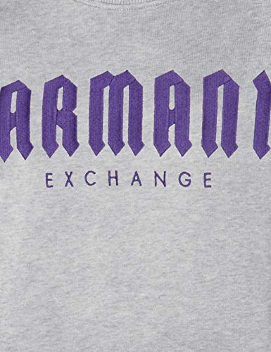 Armani Exchange Multi Colour Mission District Style Sudadera, (Grey Bc04/Morositas 3976), Medium para Mujer
