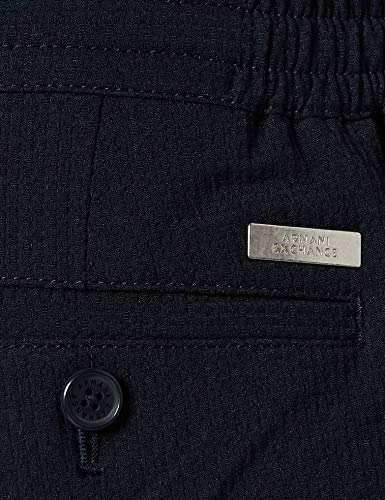 Armani Exchange Stretch Comfortable Elegance Pantalones, Azul (Deep Navy 1583), 52 (Talla del Fabricante: 34) para Hombre