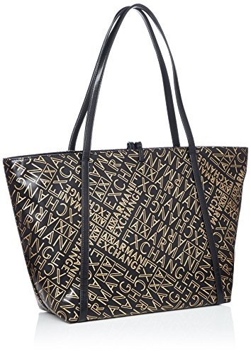 Armani ExchangeGold Logo Shopping BagMujerBolsos totesDorado (Black/Gold)28x13x49 centimeters (B x H x T)