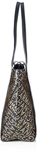 Armani ExchangeGold Logo Shopping BagMujerBolsos totesDorado (Black/Gold)28x13x49 centimeters (B x H x T)