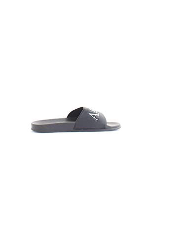 Armani Footwear Emporio Sliders UK 7 Black and White