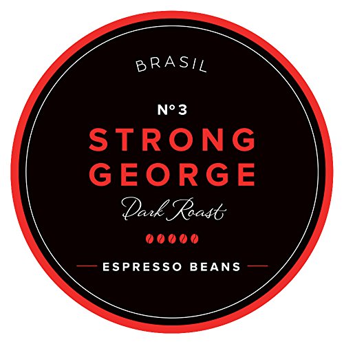 Aroma Club Café en Grano 1kg - Dark Roast Strong George – Café Brasil Tueste Lento – Certificación Carbono Neutro