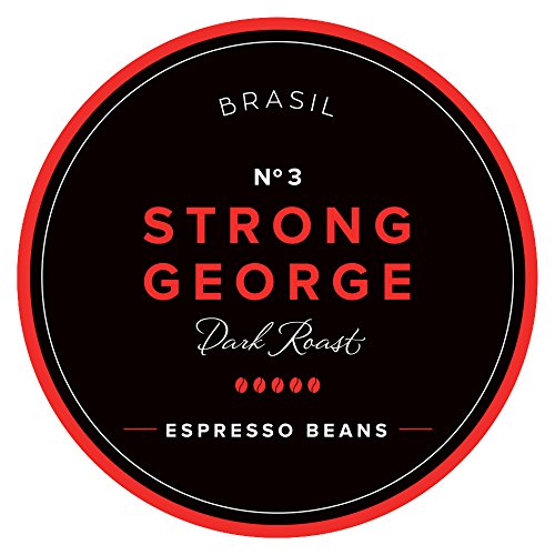 Aroma Club Café en Grano 1kg - Dark Roast Strong George – Café Brasil Tueste Lento – Certificación Carbono Neutro