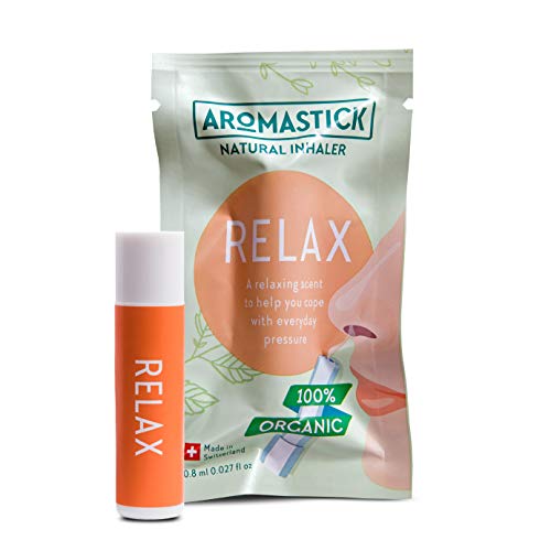 Aromastick Relax - Ayuda a relajarte y enfrentar la presión - Inhalador terapéutico natural - Aromaterapia
