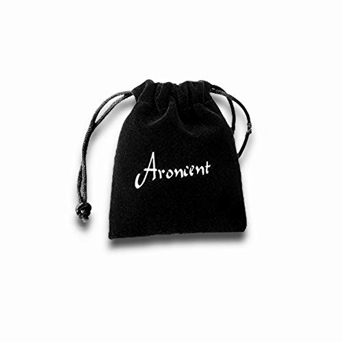 Aroncent Pulsera Budista de Buena Suerte con Cuentas de Lava Roca Piedra de Ojo de Tigre Brazalete Rezado Ajustable con Cabeza de Buda para Pareja 10mm 2PCS