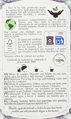 Artemisbio Te Blanco Fair Trade Eco Bolsitas 20 Filtros 400 g