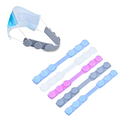 Artibest 5 Piezas M Ask Gancho de extensión para Orejas M Ask Extensión, Hebillas de Cuerda de extensión ajustador de protección para los oídos, Color al Azar