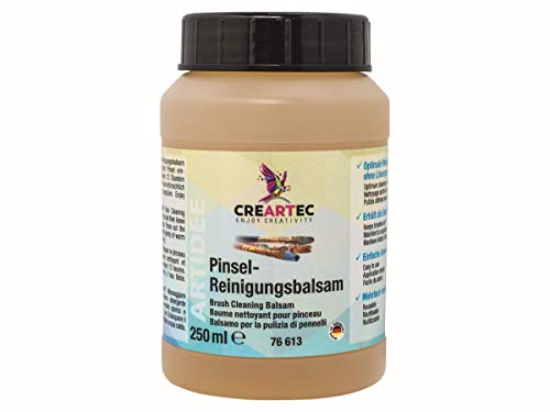 Artidee CREARTEC – Limpiador de pinceles y bálsamo – para una limpieza intensiva de sus pinceles – Varios tamaños de embalaje – Fabricado en Alemania
