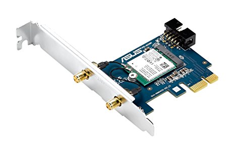 ASUS PCE-AC55BT_B1 - Tarjeta de Red Wi-Fi PCI-e AC1200 + Bluetooth 4.2 con tecnología BLE (Dual-Band, 2x2 MIMO)