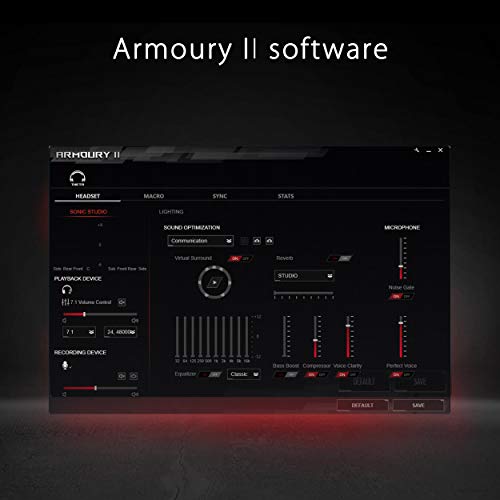 Asus ROG Theta 7.1 - Auriculares de Gaming USB-C (Sonido Envolvente 7.1, cancelación de Ruido por IA, DAC ROC 7.1, PS4, Nintendo Switch y Dispositivos Inteligentes)