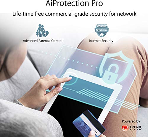 ASUS ZenWifi XT8 - Sistema Wi-Fi 6 Mesh Tri-Banda AX6600, Pack de 2 (Cobertura de más 510m2, AiProtection con TrendMicro, puerto WAN/LAN 2,5 Gigabit, 3 puertos LAN Gigabit, QoS, compatible AiMesh)
