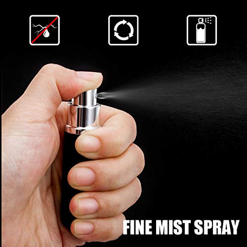 Atomizador de Perfume, Travel Mini kit Portátil de Botellas Recargables con Bomba de Embudo y Pipeta 6ml Juego de 3