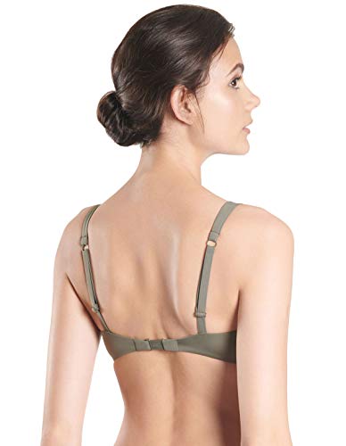 Aubade NV15 Women's Esprit Sauvage Kaki Green Swimwear Beachwear Bikini Top 70D
