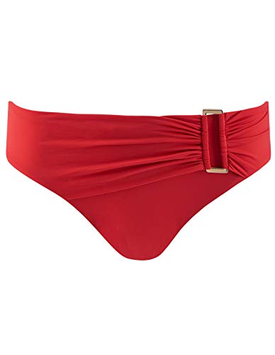 Aubade NV22 Women's Esprit Sauvage Salsa Red Swimwear Beachwear Brazilian Bikini Bottom 40