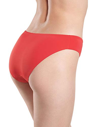 Aubade NV22 Women's Esprit Sauvage Salsa Red Swimwear Beachwear Brazilian Bikini Bottom 40
