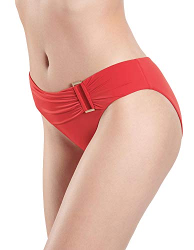 Aubade NV22 Women's Esprit Sauvage Salsa Red Swimwear Beachwear Brazilian Bikini Bottom 40