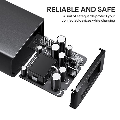 AUKEY Cargador USB C con Power Delivery 18W, Cargador Móvil para Samsung Galaxy S8 / S8+ / Note8, Nexus 5X / 6P, LG G5 / G6, iPhone XS/XS MAX/XR, Nintendo Switch y más