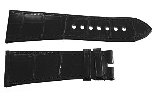 Auténtica piel de Cartier negro banda reloj banda correa 29 mm
