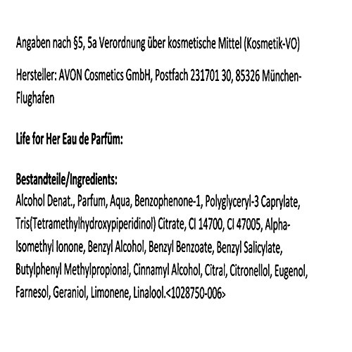 AVON Life for Her Eau de Parfum Para Mujer 50ml