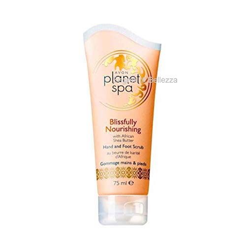 Avon - Planet spa, blissfully, exfoliante de manos y pies, 75 ml