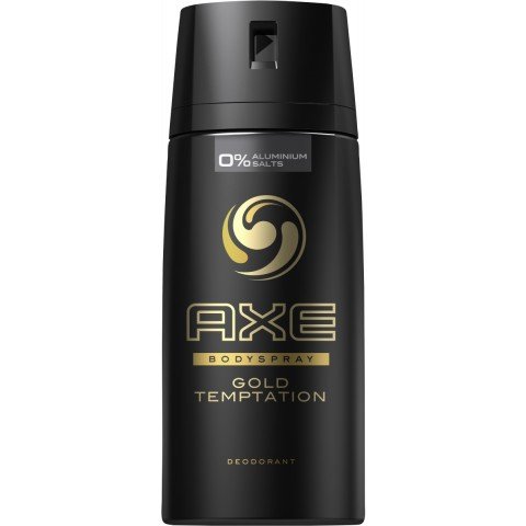 Axe Gold Temptation - Nuevo diseño, spray desodorante, 6 unidades de 150 ml = 900 ml
