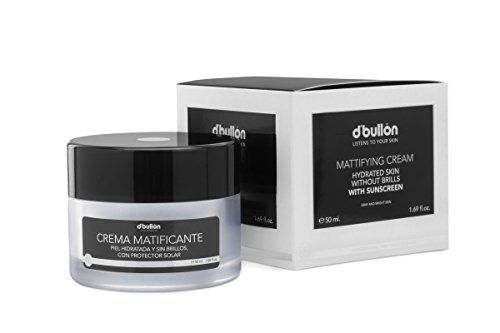 B D. BULLON Profesional Crema Matificante para Pieles Grasas, Piel Hidratada y Sin Brillos con Protección Solar - 50 ml (10552)