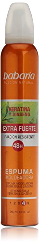 Babaria, Mousse y espuma (Keratina, Ginseng) - 250 ml.
