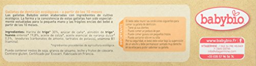 BabyBio Petits Boudoirs- Galletas de dentición con aceite esencial de naranja dulce - BIO - 120 g