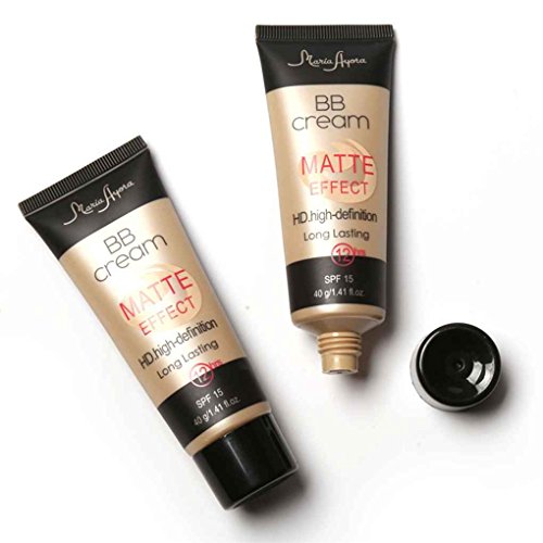 Babysbreath BB Cream Matte Effect SPF15 Alta definición cubierta natural larga duración crema facial 3#