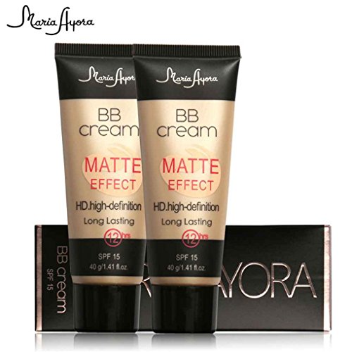 Babysbreath BB Cream Matte Effect SPF15 Alta definición cubierta natural larga duración crema facial 3#