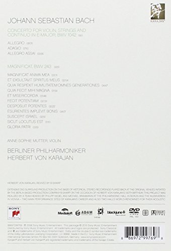 Bach: Violin Concerto No. 2 In E Major [DVD]