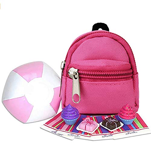 Bageek Accesorios para Muñecas, 6PCS Mini Mochila de Muñeca Bolsa Muñecas para Muñecas de 18 Pulgadas Mochilas Dobles para Dolls BJD Regalos para Niños