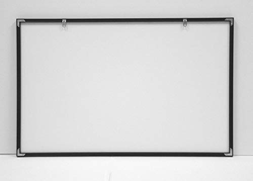 BaikalGallery Plano DE LA Ciudad DE Barcelona EN 1896 Cuadro Enmarcado (A1117)- MOLDURA DE Aluminio Negro DE 1,5CM- Montaje EN Panel Adhesivo Y Ligero (Foam)- Laminado EN Mate (SIN Cristal) (50x70cm)