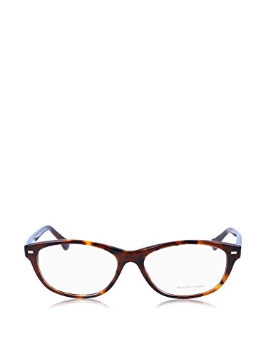 Balenciaga Brillengestelle Ba5021 055-55-16-140 Monturas de gafas, Marrón (Braun), 55.0 para Mujer