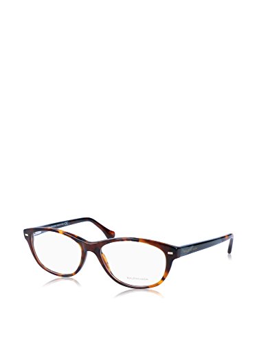 Balenciaga Brillengestelle Ba5021 055-55-16-140 Monturas de gafas, Marrón (Braun), 55.0 para Mujer