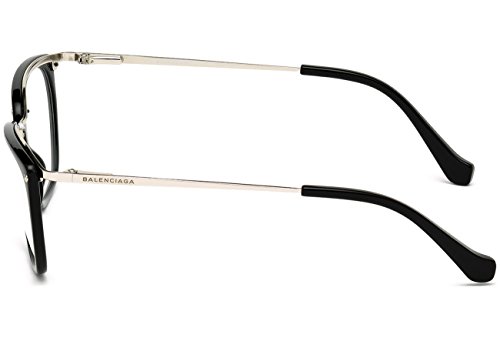 Balenciaga Brillengestelle Ba5047 001-51-17-135 Monturas de gafas, Negro (Schwarz), 51.0 para Mujer