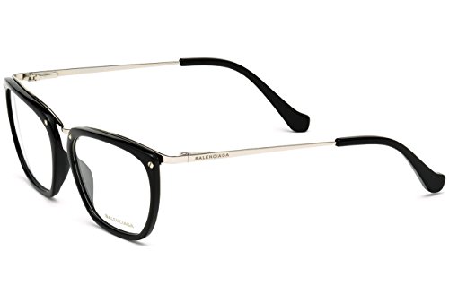 Balenciaga Brillengestelle Ba5047 001-51-17-135 Monturas de gafas, Negro (Schwarz), 51.0 para Mujer